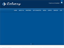 Tablet Screenshot of mycalvary.org